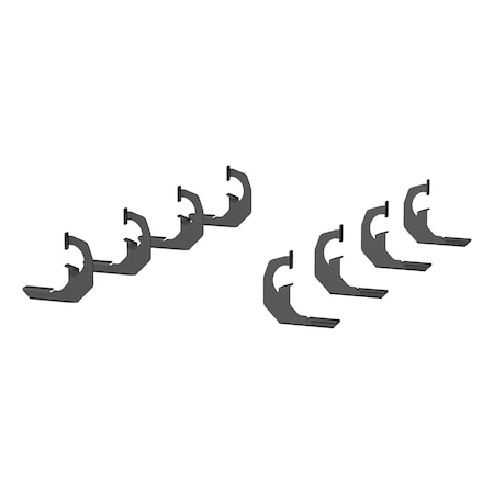 Aries 07-15 SILVERADO 1500 DBL CAB MOUNTING BRACKETS FOR ADVANTEDGE; RIDGEST 2055101